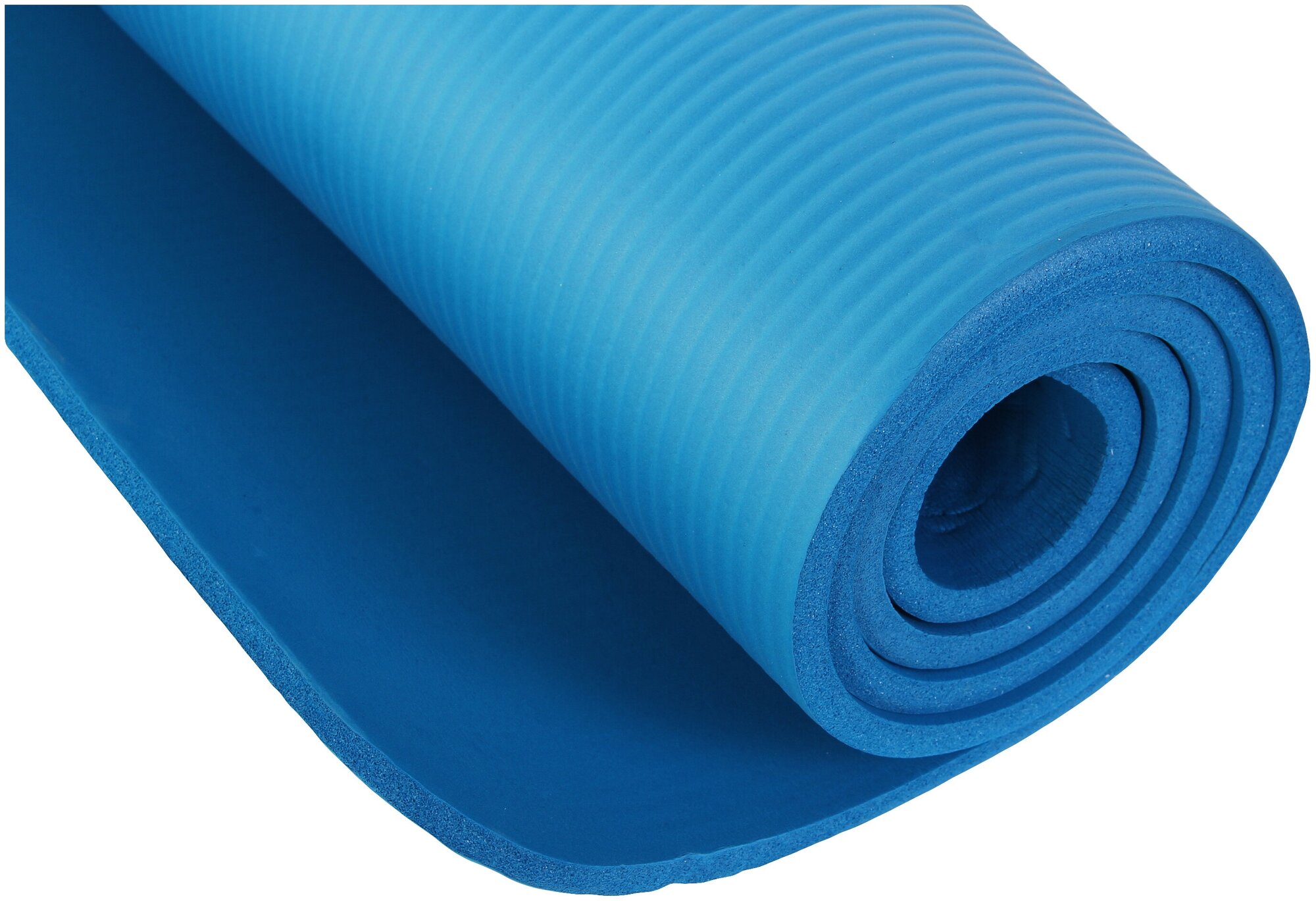 Коврик гимнастический GO DO 183х60 см, толщина 1 см, синий