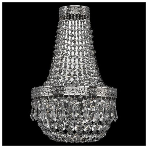Бра Bohemia Ivele Crystal 19011B/H2/20IV Ni, E14, 80 Вт, кол-во ламп: 2 шт.