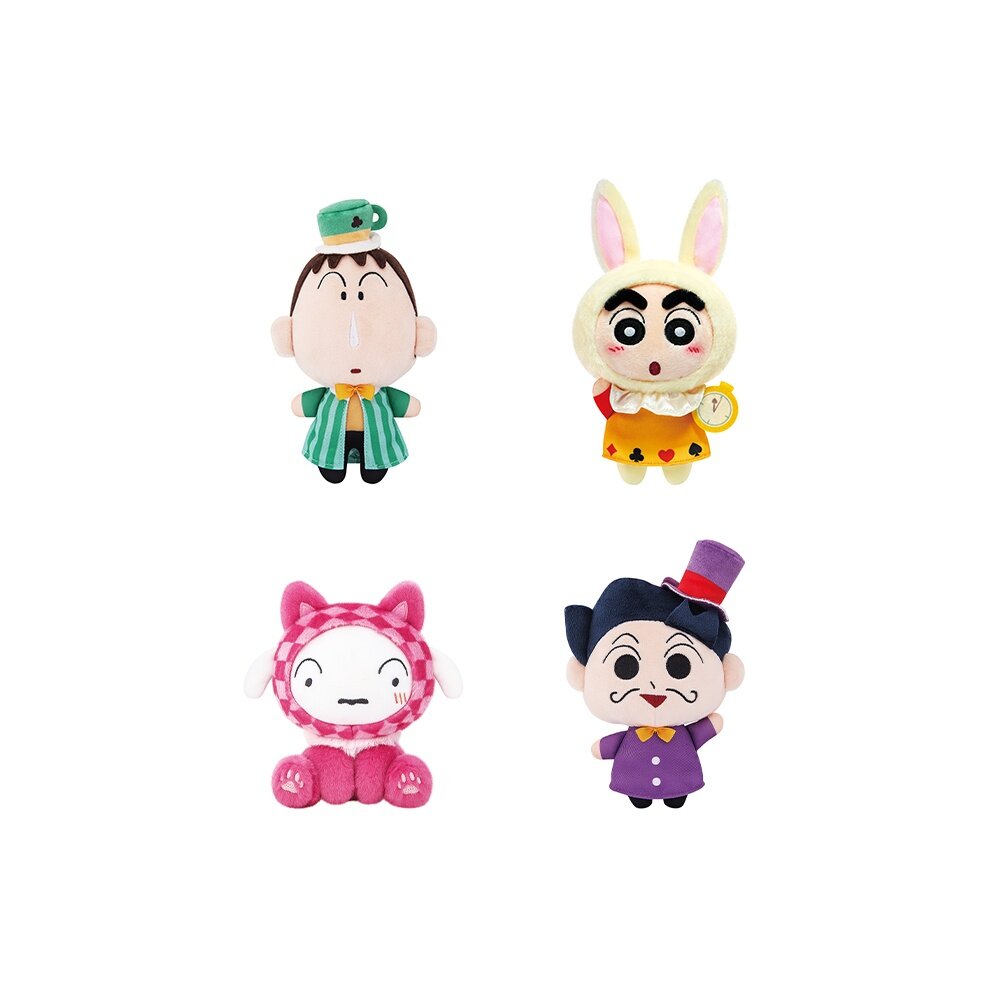 Spiritual Creations Crayon Shin chan Characters Travel Style, Alice Style 12cm 1 6 Mystery Boxes