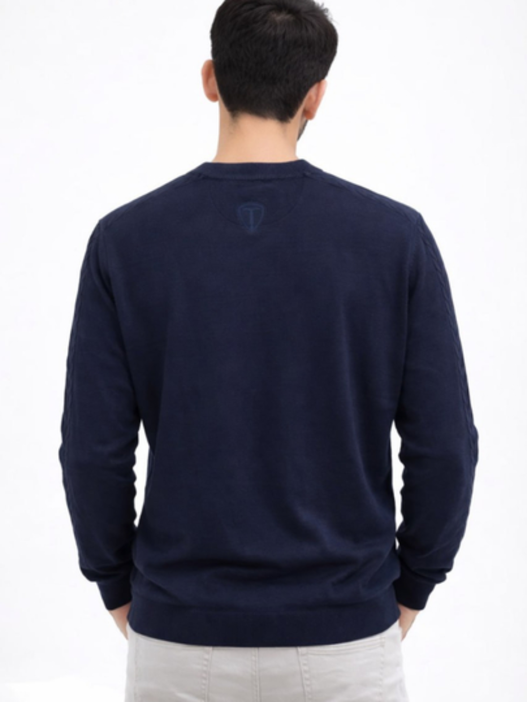 Свитер  1, размер 2XL, , темно-синий — фото 1