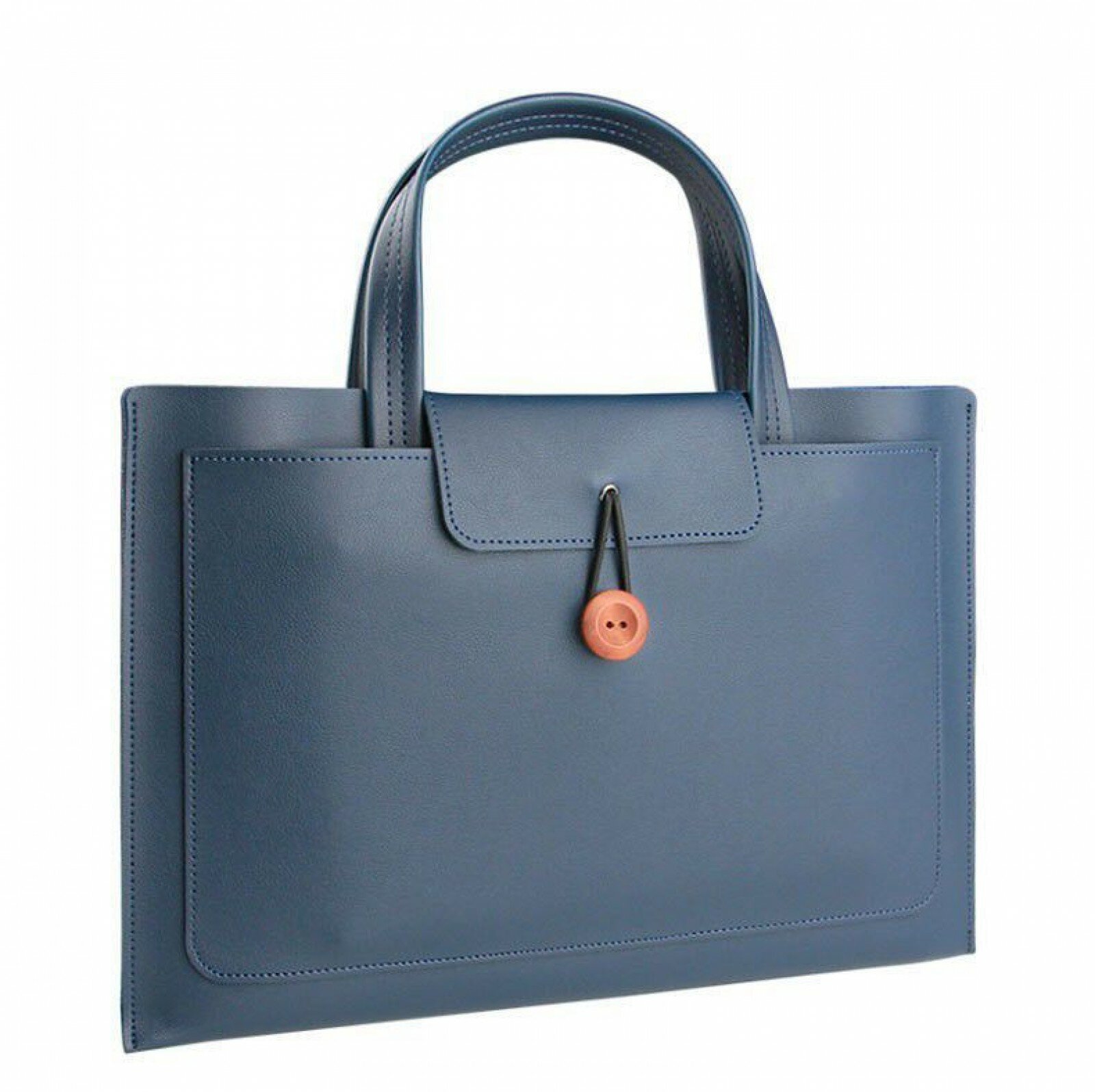 Сумка-чехол MyPads R314606 для ноутбука Huawei MateBook D15/D15 SE 15,6, искусственная кожа, синий, унисекс