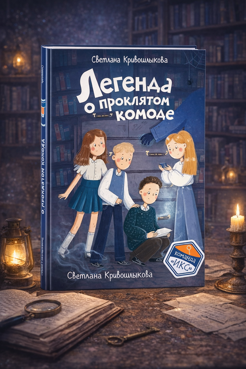 Легенда о проклятом комоде — Светлана Кривошлыкова, детская приключенческая книга о тайнах и расследованиях