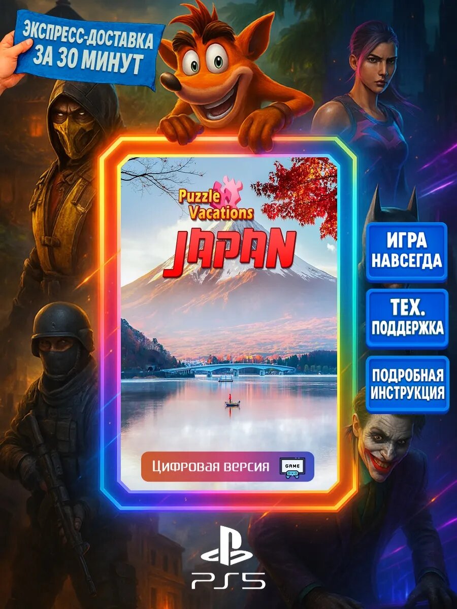 Puzzle Vacations: Japan PS5 | Моментальная доставка | Головоломки