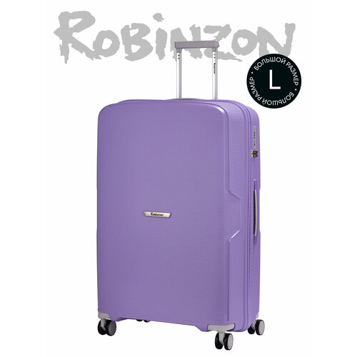 Чемодан Robinzon Santorini Plus 2.0, 103 л, фиолетовый