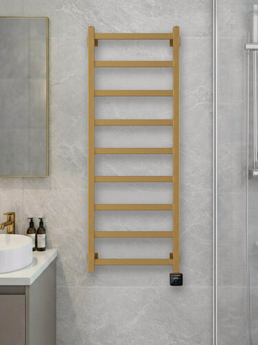 Изображение товара Quadro-1 Полотенцесушитель электрический EQ1 120x50 см Золото матовое