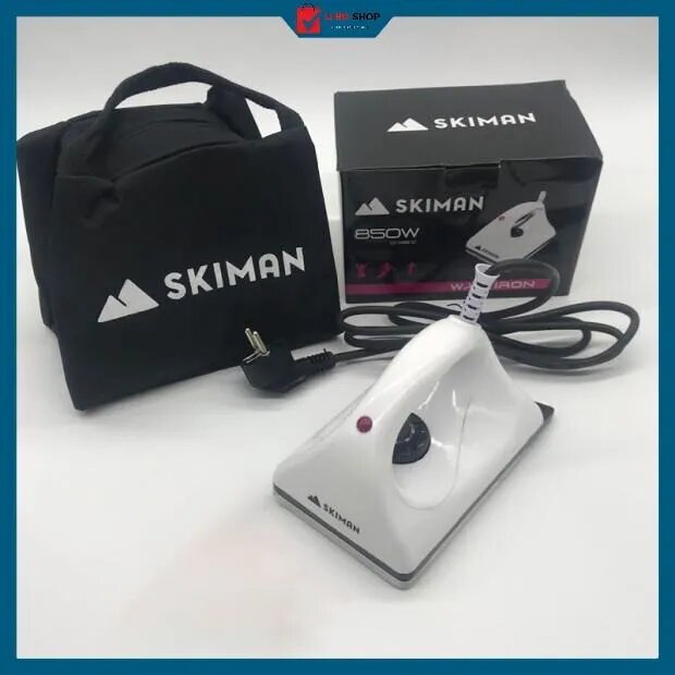 Утюг для нанесения воска на лыжи и сноуборд 850W, белый