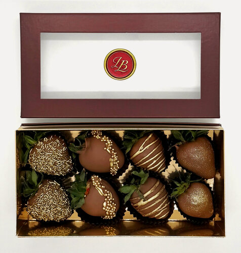 Изображение товара Клубника в шоколаде LUXEBERRY — премиальный подарочный набор 8-10 ягод