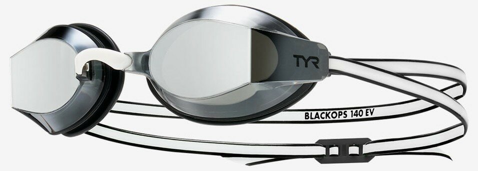 Очки для плавания TYR Black Ops 140 EV Racing Mirrored 060 Черный (060 Черный, O/S)