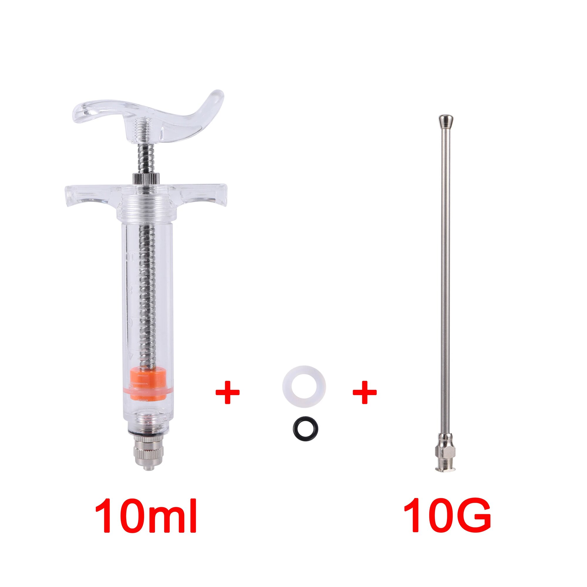 Шприц для кормления 10 мл, 10G, белый