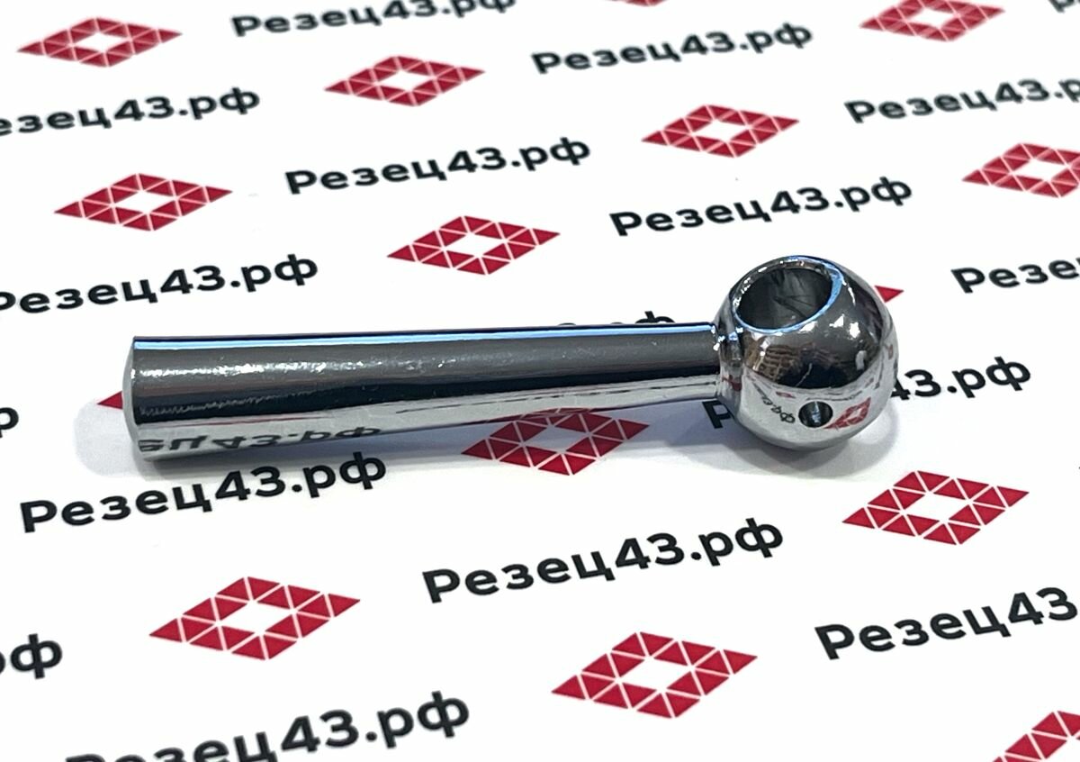 Ручка зажимная коническая на стальном стержне 80 мм c резьбовым отверстием М10