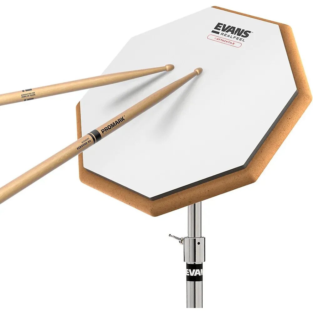 Пэд тренировочный Evans EVSP-RF10G-AT RealFeel Attacktile с аксессуарами