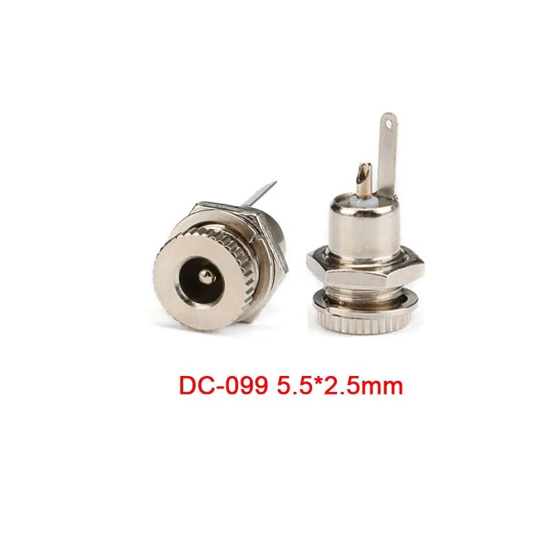 Комплект разъемов DC 5.5x2.1mm и 5.5x2.5mm Your Cee 5 шт.