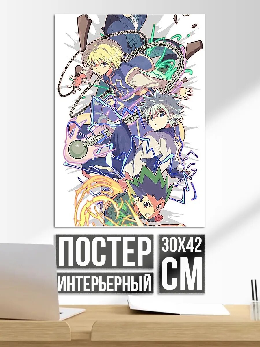 Плакат постер Персонажи Hunter x Hunter