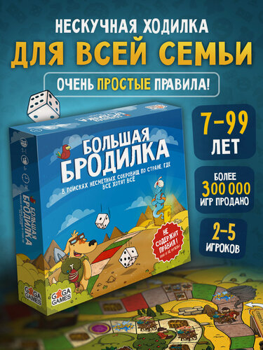 Изображение товара Настольная игра Большая Бродилка