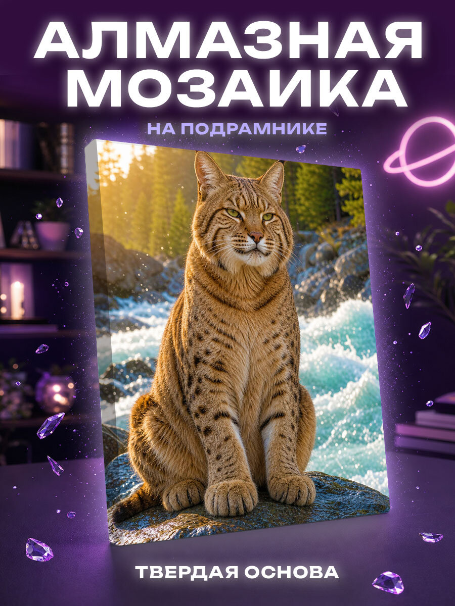 Алмазная мозаика Кот