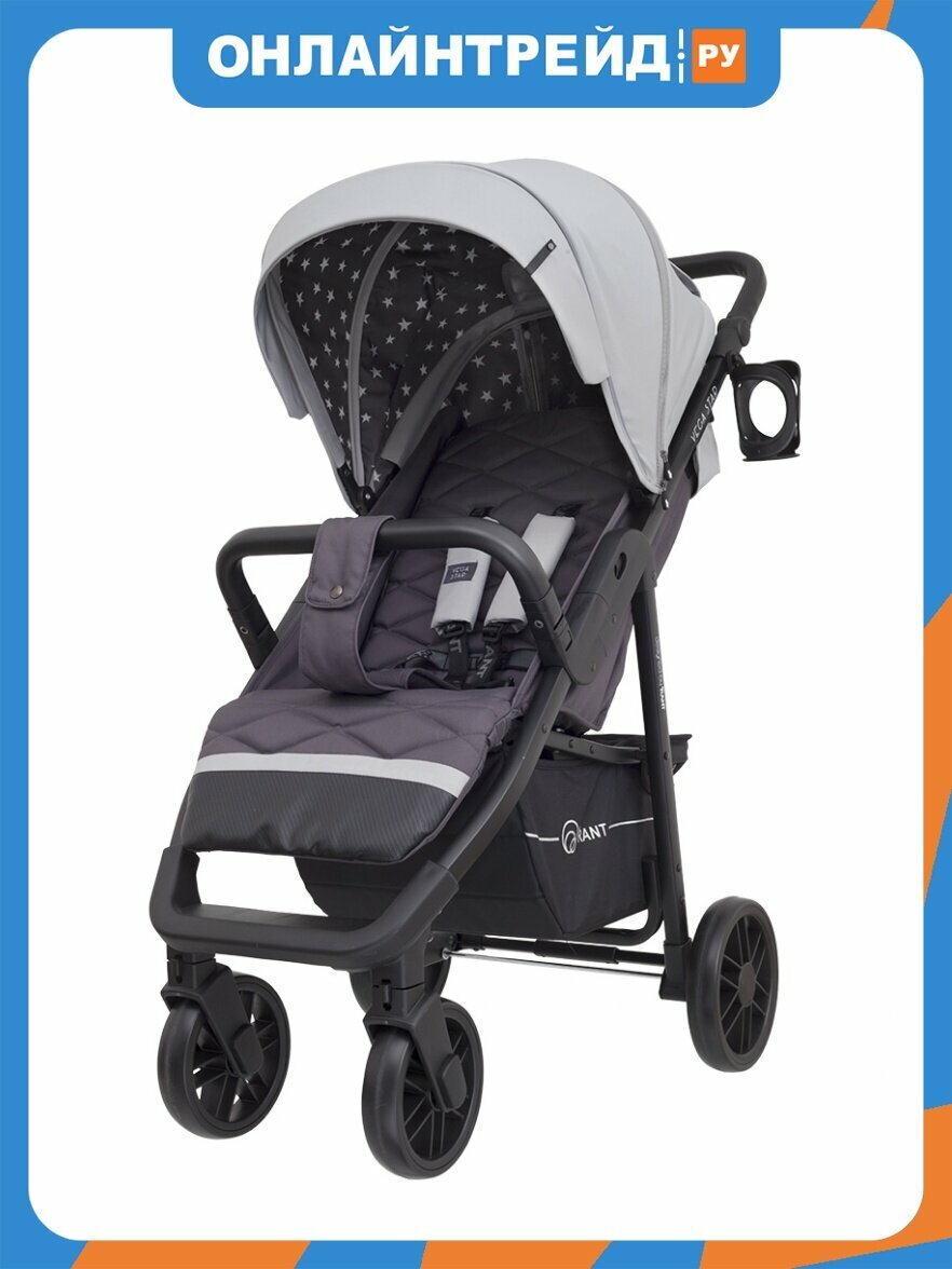 Прогулочная коляска Rant Vega Star RA057, Soft Grey