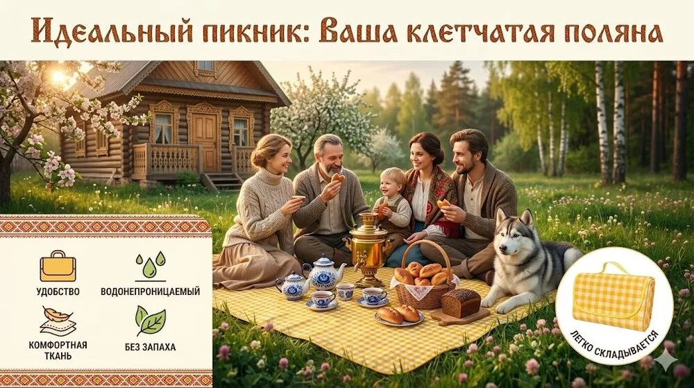 Складная подстилка для улицы