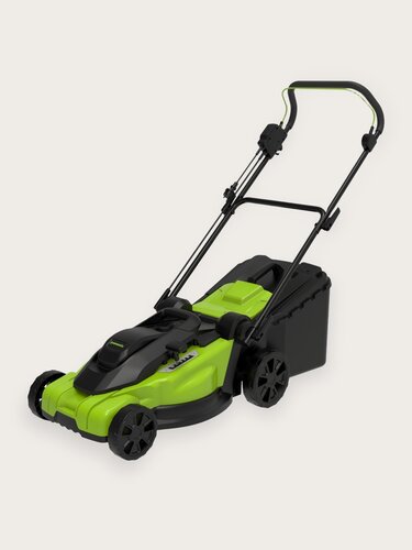 Изображение товара Газонокосилка электрическая Greenworks LM2000, 2000Вт, 43см, зеленая
