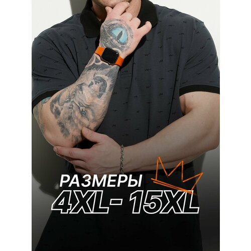 фото Поло mr. bigman, размер 8xl, черный