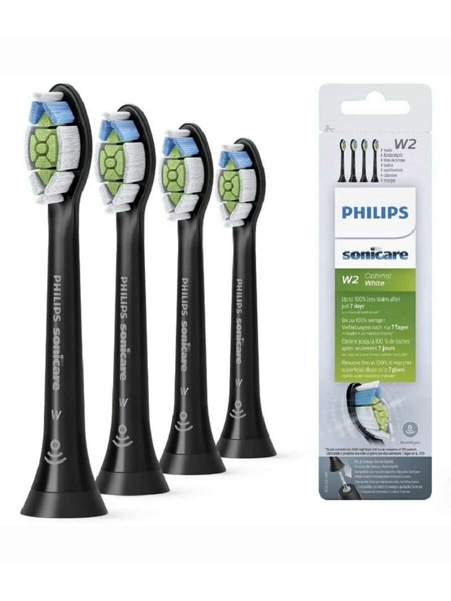 W2 Совместимые насадки для электрических зубных щеток Philips Sonicare O, электрическая зубная щетка для ежедневной