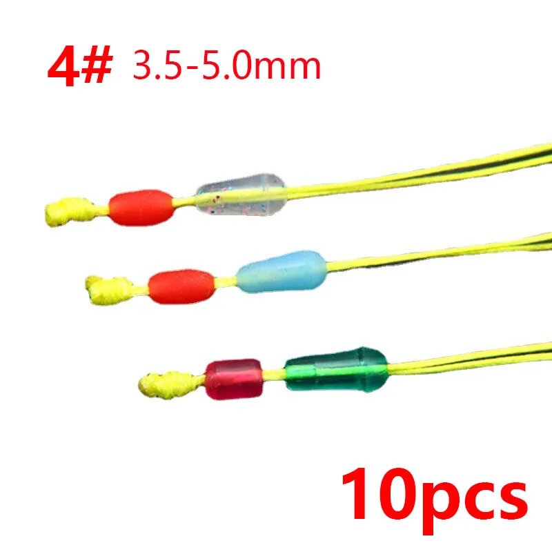 PE соединитель для рыбалки, 4#, 3.5-5.0mm, Цвет: 04-random-10pc