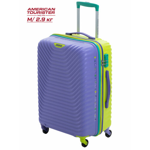 Чемодан American Tourister, 82 л, размер M, violet