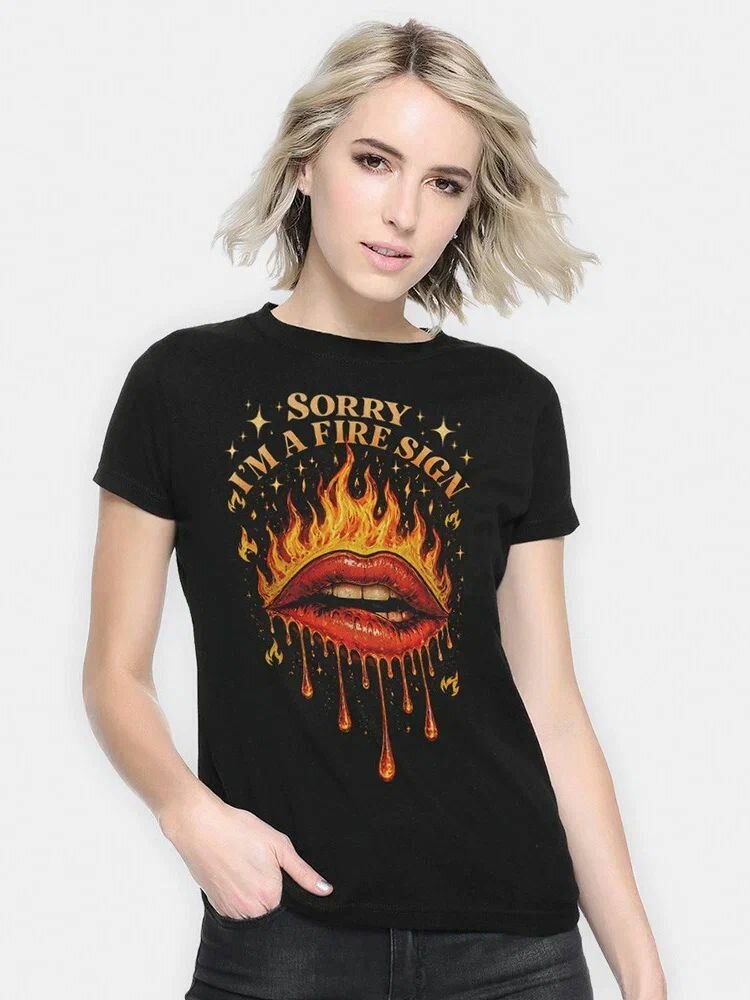 Футболка Dream Shirts Знак Зодиака "Извини, я огненный знак"