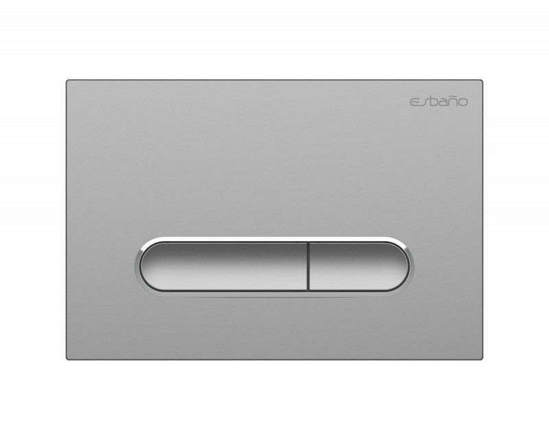 Кнопка смыва для инсталляции Esbano OVL-17GM ESINOVL17GM цвет Оружейная сталь