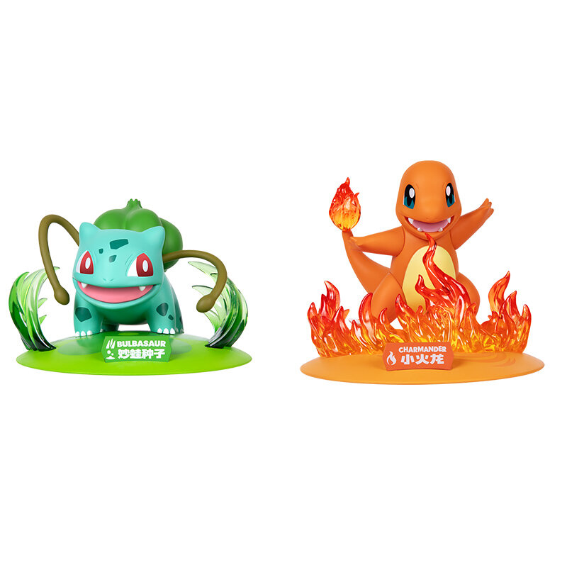 Фигурка покемона Charmander Чиби, Sparkling Instant Charmander+Bulbasaur