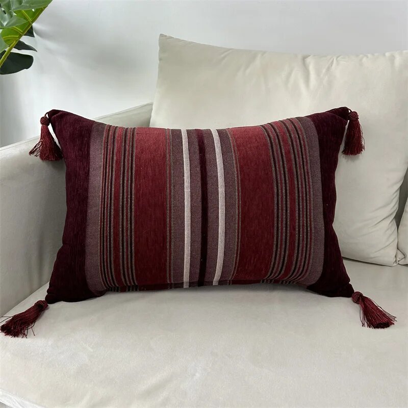 Чехол для подушки Wine Striped 40x60 см