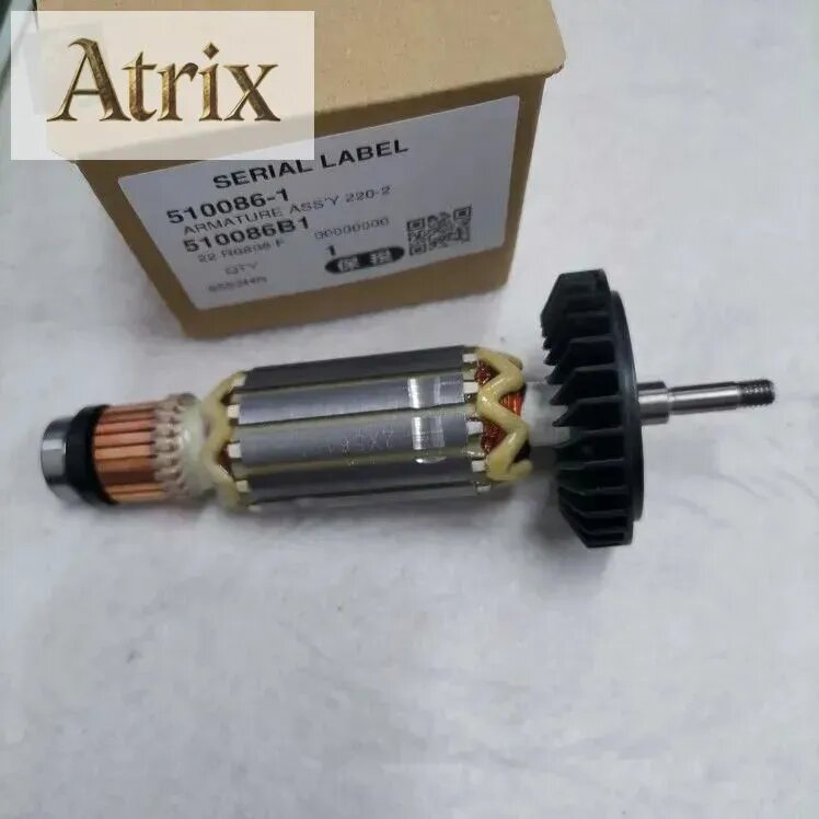 Ротор (якорь) в сборе Makita 9553HB/9553NB/9553HN/9555NB( о ригинальный 510086-1)