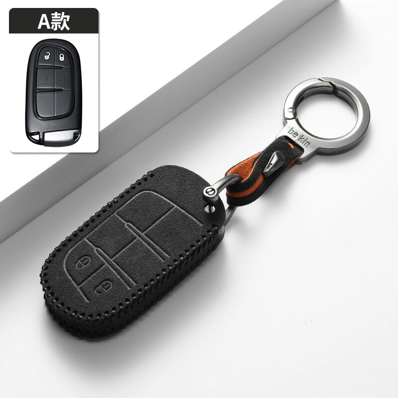 Ключ-кольцо с двойным узором для моделей Jeep Compass, Grand Cherokee, Freedom Light