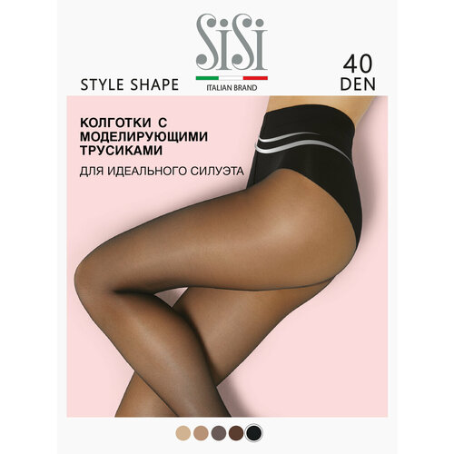 фото Колготки sisi style shape 40, 40 den, размер 5, nero