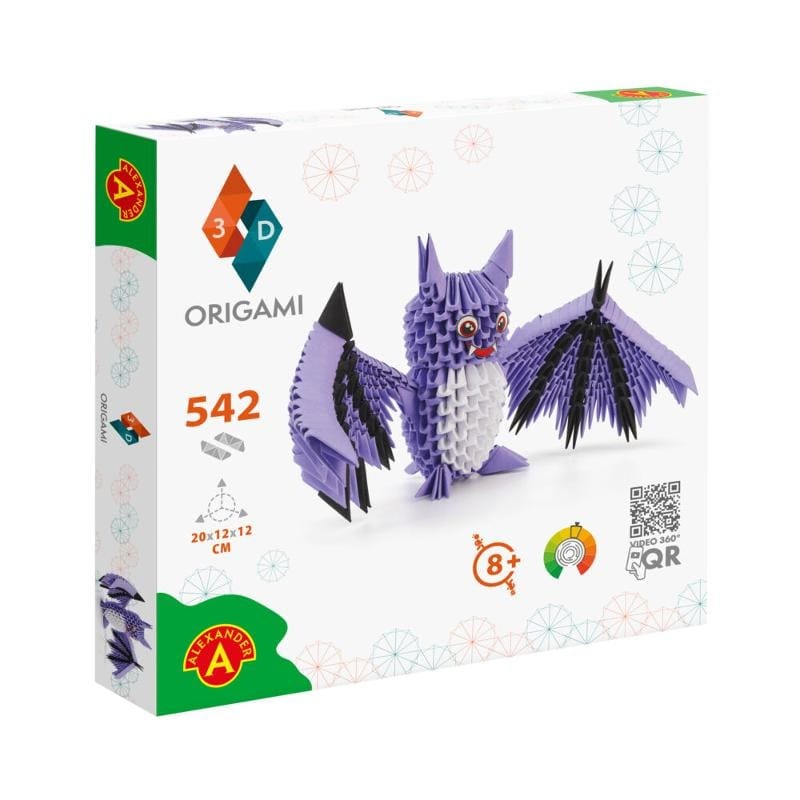 Набор для творчества Alexander Origami 3D, летучая мышь