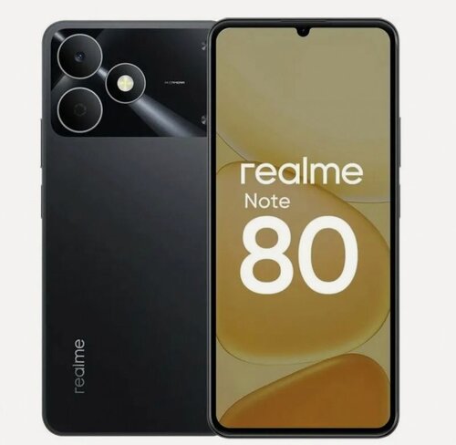 Изображение товара Смартфон realme Note 80 4/64Gb Black, черный