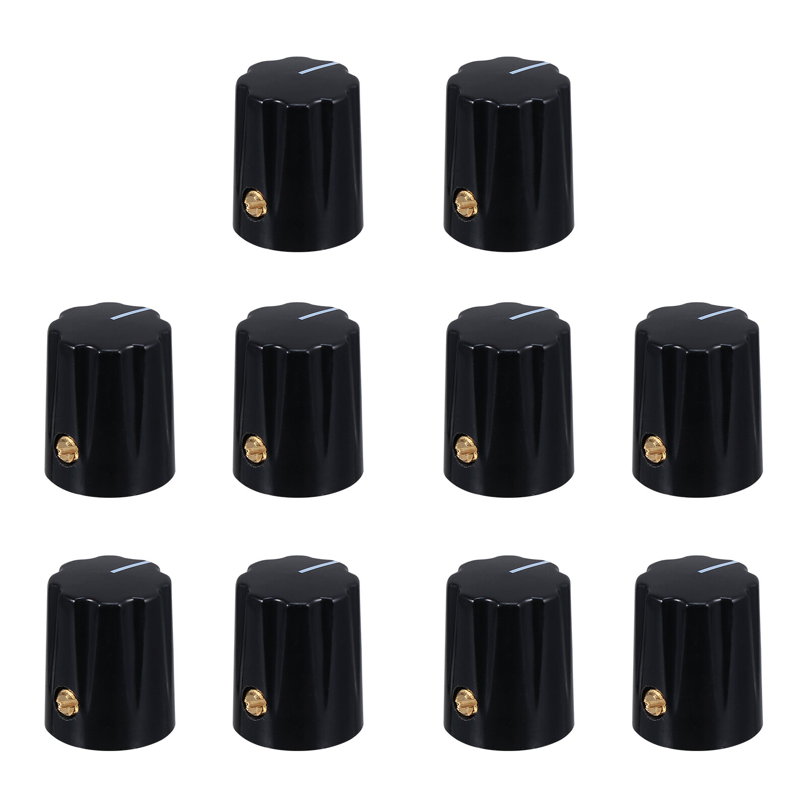 Комплект Полезных Регуляторов Громкости И Тона 1.5X1.2Cm Для Гитары Чёрный Цвет
