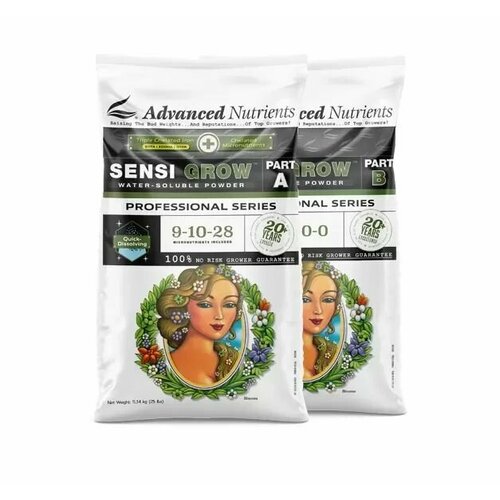 удобрение advanced nutrients sensi bloom a b 0 5л Удобрение для растений Advanced Nutrients Sensi Grow A+B Pro Series 0,5кг для фазы вегетации