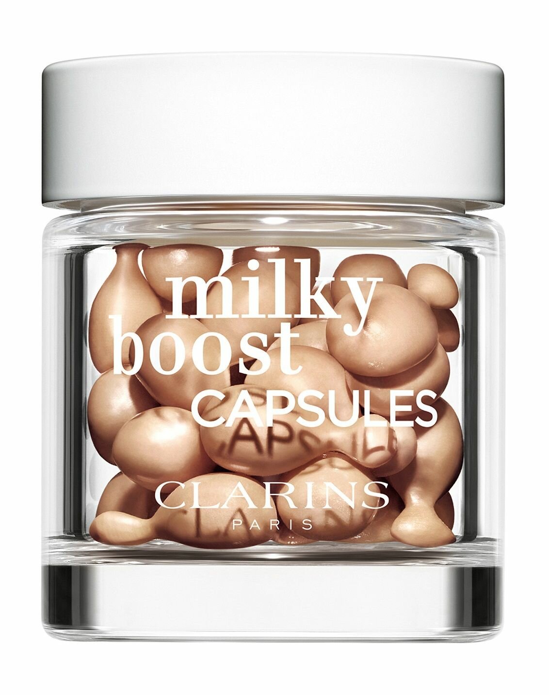 CLARINS Тональный флюид для лица в капсулах Milky Boost Capsules (03,5)