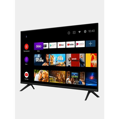 Телевизор Smart TV 35 HD Android черный