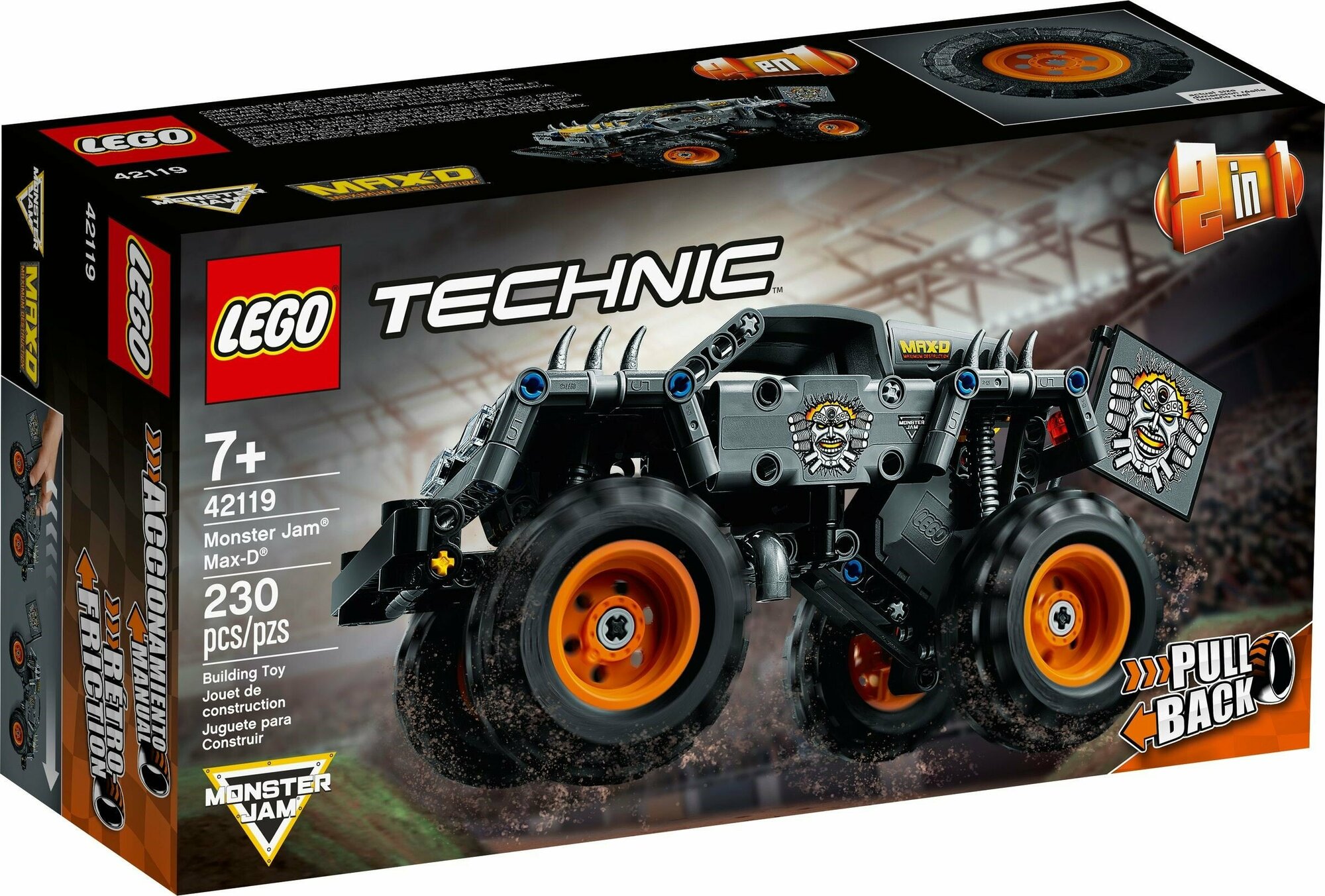 Конструктор LEGO Technic 42119 Monster Jam Max-D