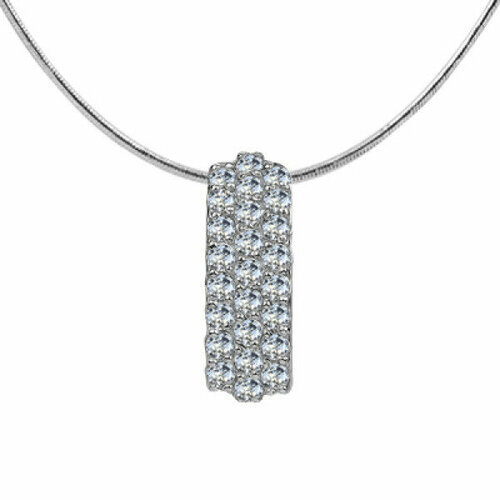 Подвеска Silverlife, серебро, 925 проба, фианит