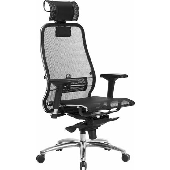 Кресло руководителя Метта Samurai S-3.04 Infinity Easy Clean, Черный