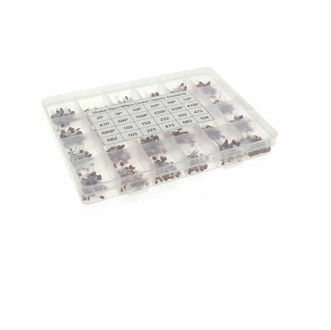 Набор дисковых конденсаторов 960шт — фото 1