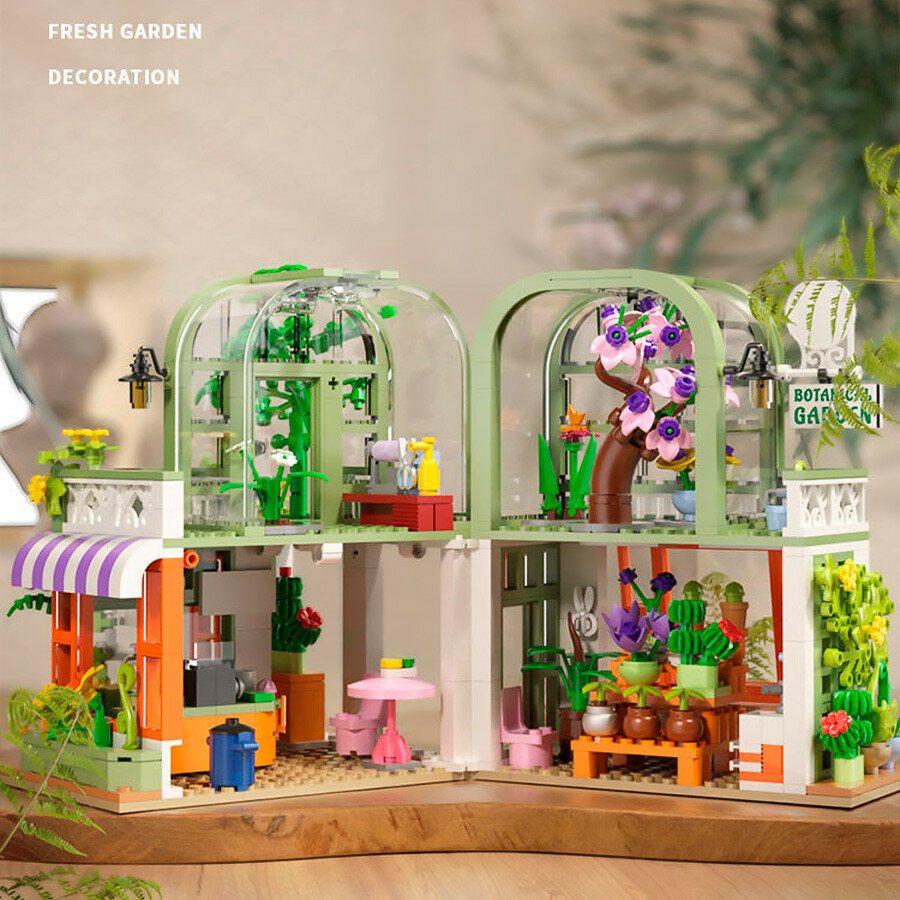 Конструктор Dumeca Дом с растениями D2010 — фото 1