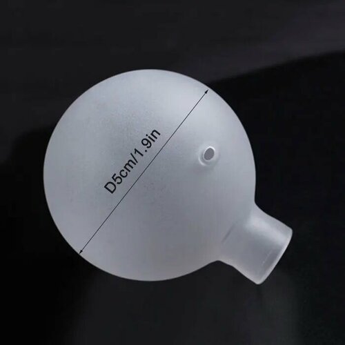 Замена абажура G4 стеклянная прозрачная frost D5cm 404₽