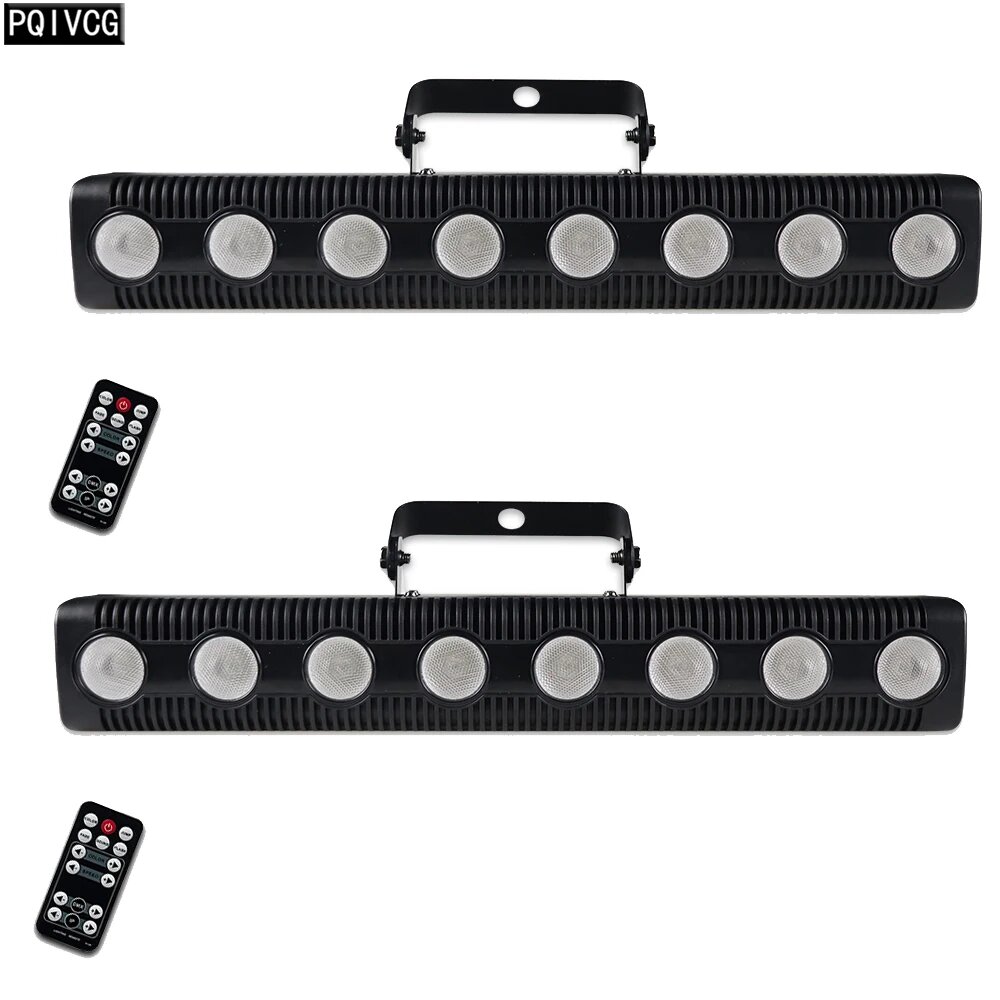 PQIVCG RGBW световые полосы для сцены 8x12Вт 2шт вилка ЕС