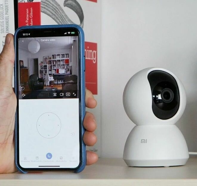Wi-Fi камера + видеоняня A1 2K/1296P/F2.1/360гр/детектор плача/ночное видение