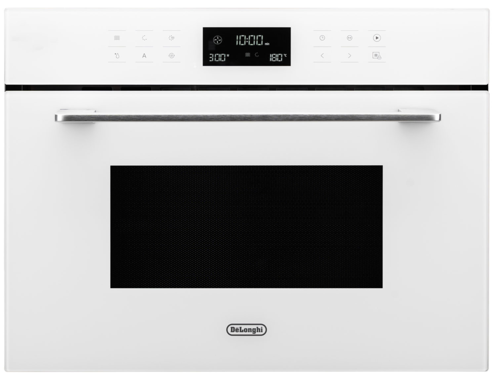 Компактный духовой шкаф DeLonghi DMO 44BB FLORENZIA, ширина 60 см, объем 44 л, белое стекло, Китай