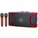 Караоке-система SU YOSD YS-211 Red, с Bluetooth, 2 микрофона, пор...