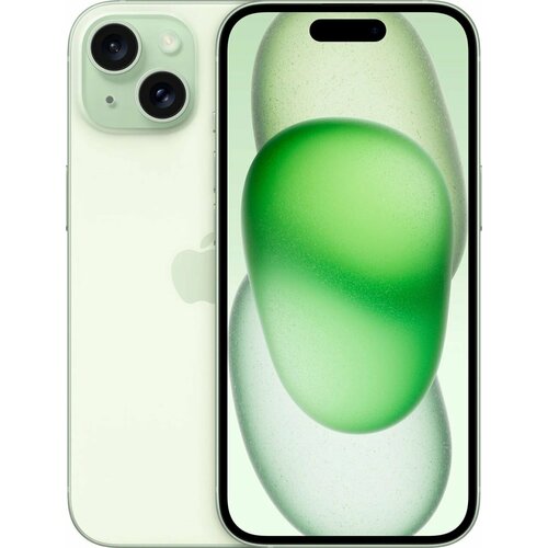Смартфон Apple iPhone 15 128GB Зеленый Green Dual nano SIM eSIM 79940₽